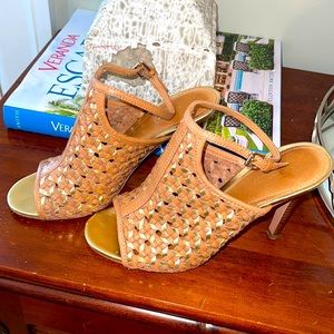 Coach Leather Slingback Heels